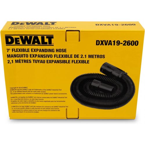  DeWalt DXVA19-2600 Extended Super Flex Hose, Black