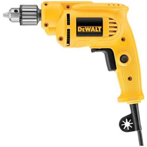  DEWALT Corded Drill with Keyed Chuck, 7.0-Amp, 3/8-Inch (DWE1014)