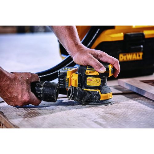  DEWALT 20V MAX Brushless Orbital Sander with Cordless Router, Tools Only (DCW210B & DCW600B)