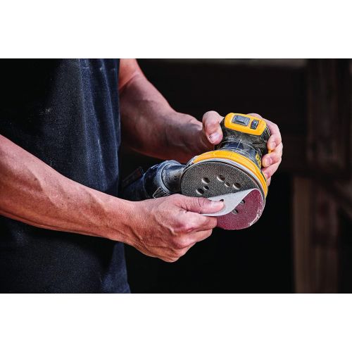  DEWALT 20V MAX Brushless Orbital Sander with Cordless Router, Tools Only (DCW210B & DCW600B)