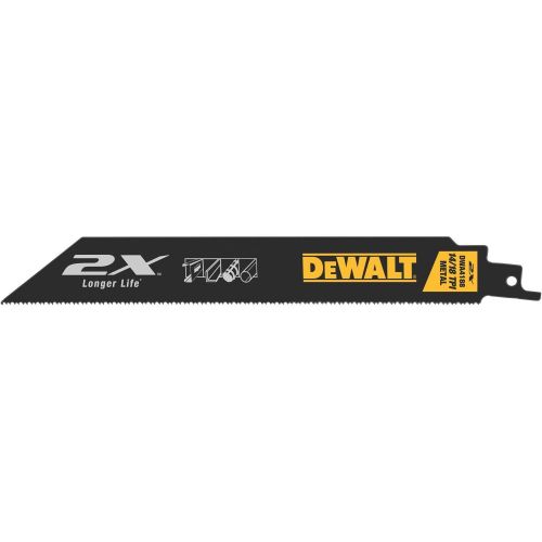  DEWALT Reciprocating Saw Blades, 8-Inch, 14/18TPI, 5-Pack (DWA4188)