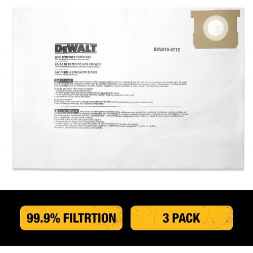  DeWalt DXVA19-4112 Fine Dust Bag- 12-16 gallon