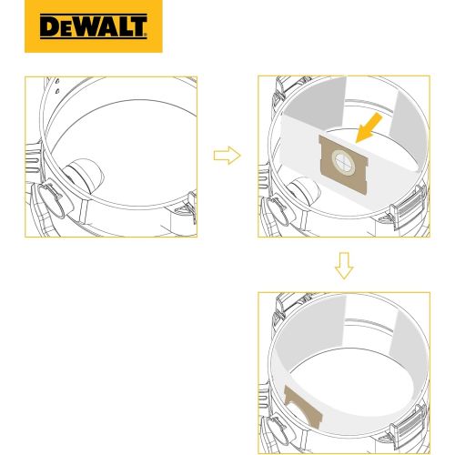  DeWalt DXVA19-4112 Fine Dust Bag- 12-16 gallon