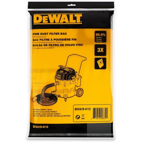  DeWalt DXVA19-4112 Fine Dust Bag- 12-16 gallon