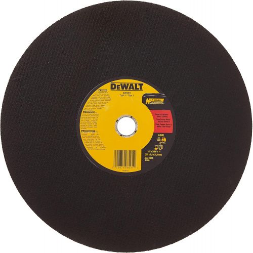  DEWALT DW8001 General Purpose Chop Saw Wheel, 14-Inch X 7/64-Inch X 1-Inch