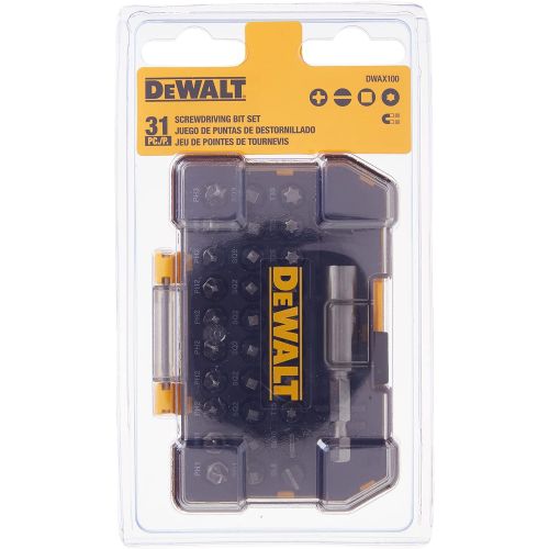  DEWALT DWAX100 Screwdriving Set, 31-Piece