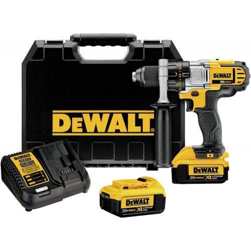  DEWALT 20V MAX Drill/Driver, 3-Speed, Premium 4.0Ah Kit (DCD980M2)