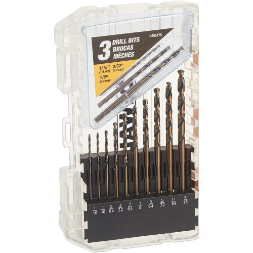  DEWALT Black Oxide Drill Bit Set, 20-Piece (DW1177)