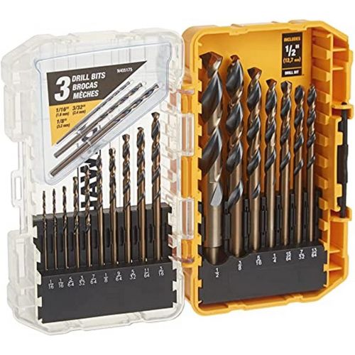  DEWALT Black Oxide Drill Bit Set, 20-Piece (DW1177)