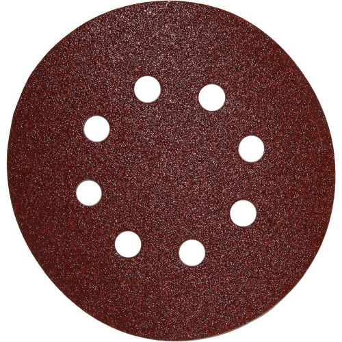  DEWALT DW4309 5-Inch 8 Hole 80 Grit Hook and LoopRandom Orbit Sandpaper (25-Pack)