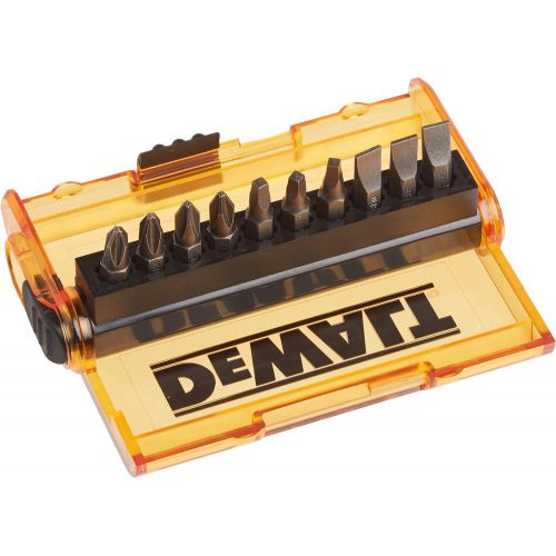  DEWALT Screwdriver Bit Set, Magnetic Drive Guide, 14-Piece (DW2097CS)