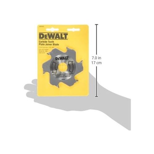  DEWALT Plate Joiner Blade, 4-Inch, Carbide, 6-Tooth (DW6805)