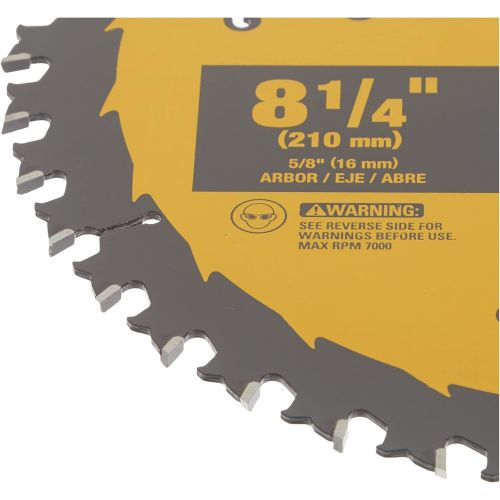  DEWALT DWA181440 8-1/4-Inch 40-Tooth Circular Saw Blade