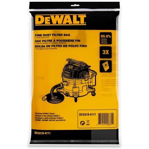  DEWALT DXVA19-4111 Dewalt Fine Dust Bag 6-10 Gal