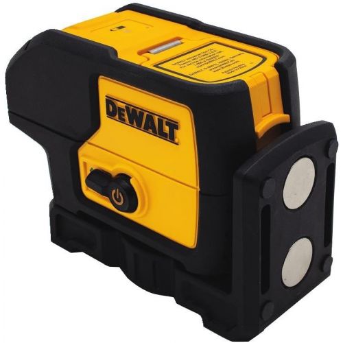  DEWALT Laser Level, 3 Spot, Green, 30-Foot Range (DW083CG)