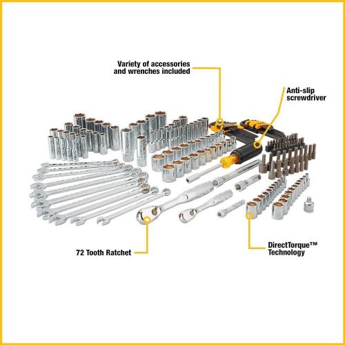  DEWALT Mechanics Tool Set, 172-Piece (DWMT81533)