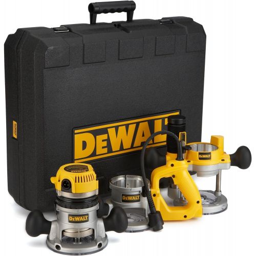  DEWALT Router, Fixed/Plunge Base Kit, 12-Amp, 2-1/4-HP (DW618B3)