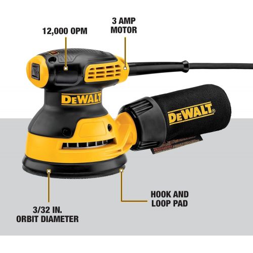  DEWALT Random Orbit Sander, 5-Inch (DWE6421K)