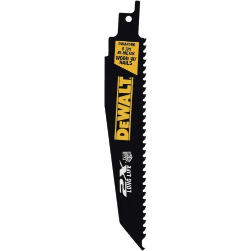  DEWALT Reciprocating Saw Blades, Bi-Metal, 8-Piece (DWA4101)