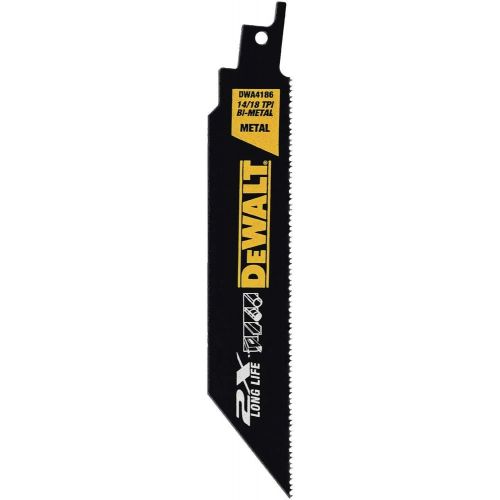  DEWALT Reciprocating Saw Blades, Bi-Metal, 8-Piece (DWA4101)