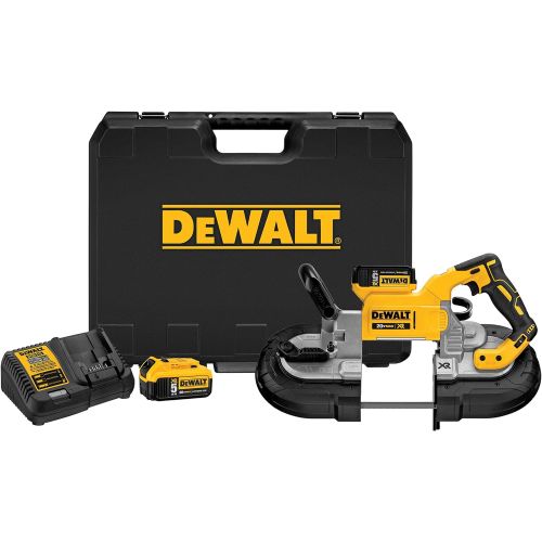  DEWALT 20V MAX Portable Band Saw Kit, Deep Cut (DCS374P2)
