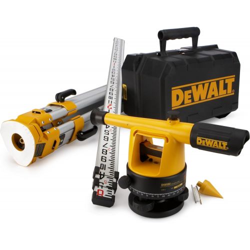  DEWALT DW090PK 20X Builders Level Package with Tripod and Rod