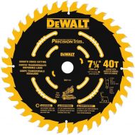 DEWALT DW7114PT DEWALT DW7114PT 40T Precision Trim Miter Saw Blade, 7-1/4