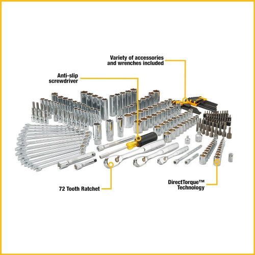  DEWALT Mechanics Tool Set, 247-Piece (DWMT81535)