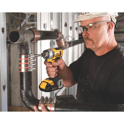  DEWALT 20V MAX Cordless Drill Impact Driver Kit, 1/4-Inch (DCF885C2)