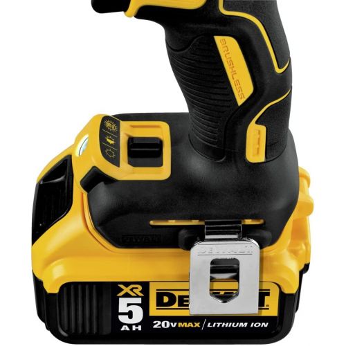  DEWALT 20V MAX XR Brushless Drill/Driver 3-Speed, Premium 5.0Ah Kit (DCD991P2)