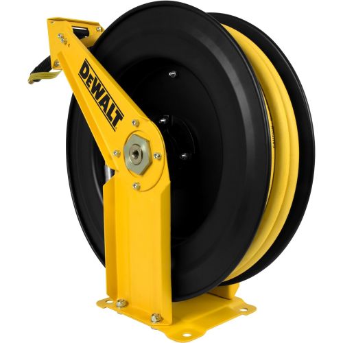  DeWalt DXCM024-0343 Double Arm Hose Reel with 3/8” x 50’ Premium Rubber Hose