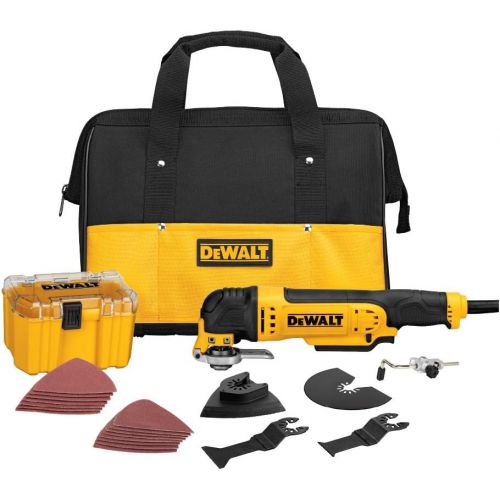  DEWALT Oscillating Tool Kit, Corded, 3-Amp, 29 Pieces (DWE315K)