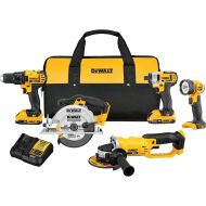 DEWALT 20V MAX Combo Kit, Compact 5-Tool (DCK521D2)