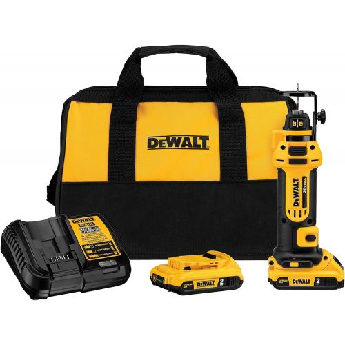  DEWALT DCS551D2 20V Max Lithium Ion Cordless Drywall Cut-Out Tool Kit