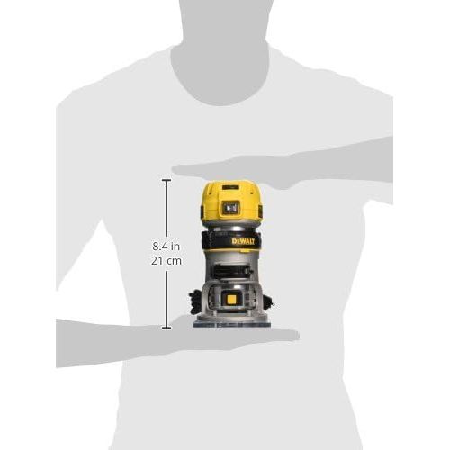  DEWALT Router, Fixed Base, Variable Speed, 1-1/4-HP Max Torque (DWP611)