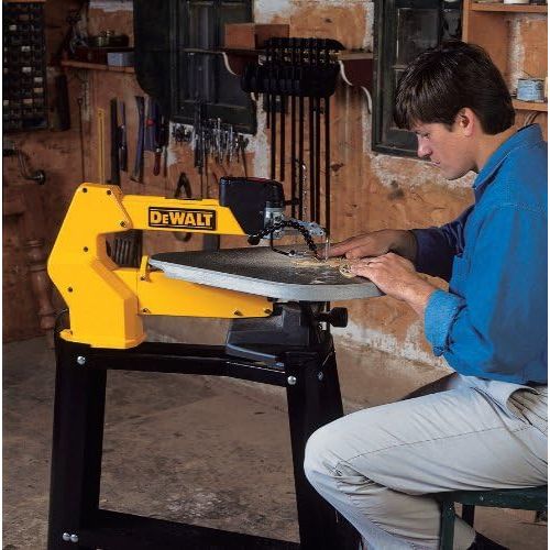  DEWALT DW788 1.3 Amp 20-Inch Variable-Speed Scroll Saw - Yellow