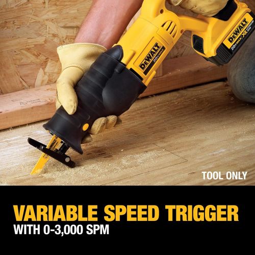  DEWALT 20V MAX Reciprocating Saw, Tool Only (DCS380B)