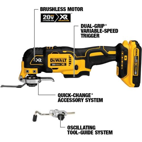  DEWALT 20V MAX XR Brushless Combo Kit, Compact 6-Tool (DCK684D2)