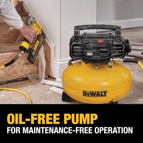  DEWALT Pancake Air Compressor, 6 Gallon, 165 PSI (DWFP55126)