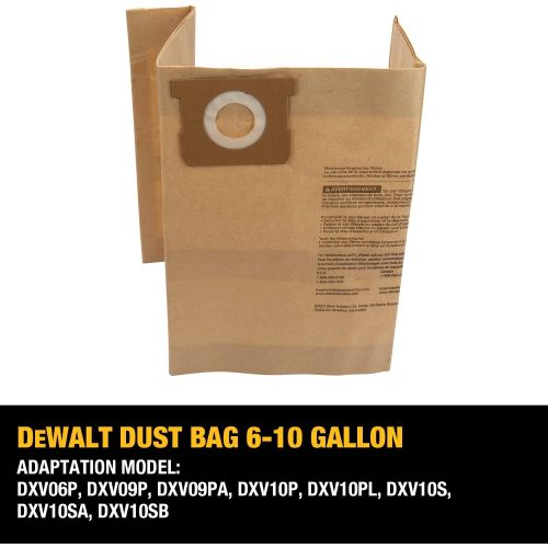  DEWALT DXVA19-4101 6 to 10 gal Dust Bag
