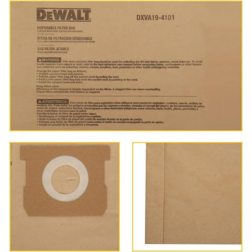  DEWALT DXVA19-4101 6 to 10 gal Dust Bag