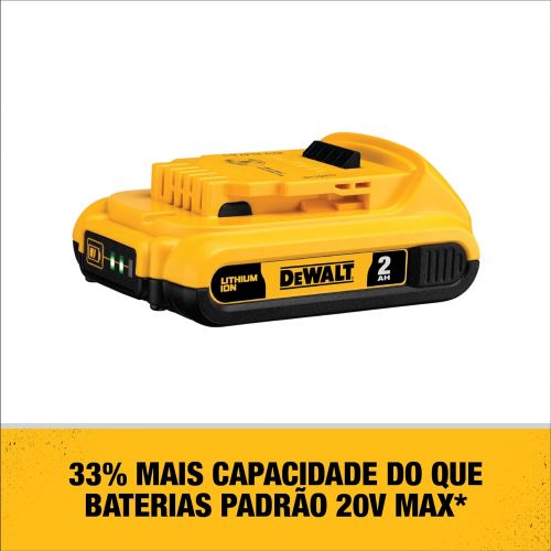  DEWALT 20V MAX Battery, Compact 2.0Ah (DCB203)