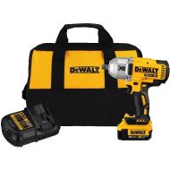 DEWALT 20V MAX XR Impact Wrench Kit, Brushless, High Torque, Detent Pin Anvil, 1/2-Inch (DCF899M1)