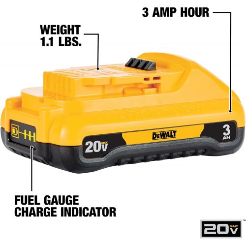  DEWALT 20V MAX Battery Pack, 3.0-Ah, 2-Pack (DCB230-2)