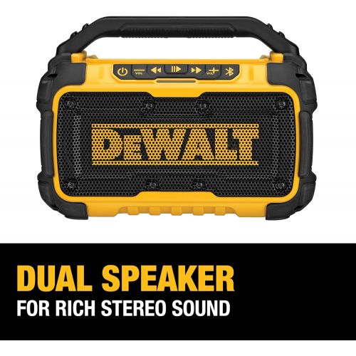  DEWALT DCR010 20V Max Bluetooth Jobsite Speaker (Tool Only)