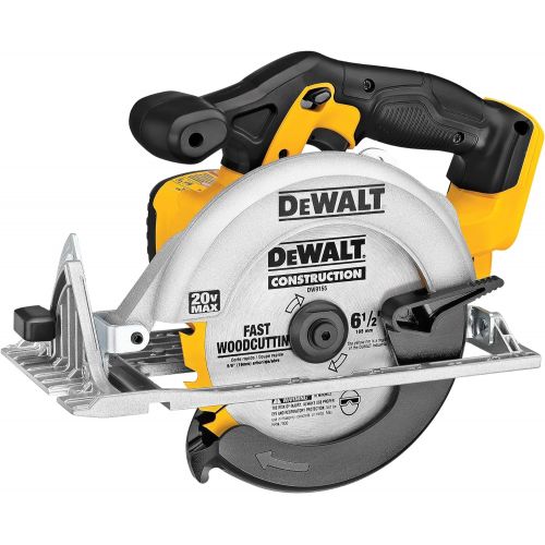  DEWALT 6-1/2-Inch 20V Max Circular Saw, Tool Only (DCS391B)