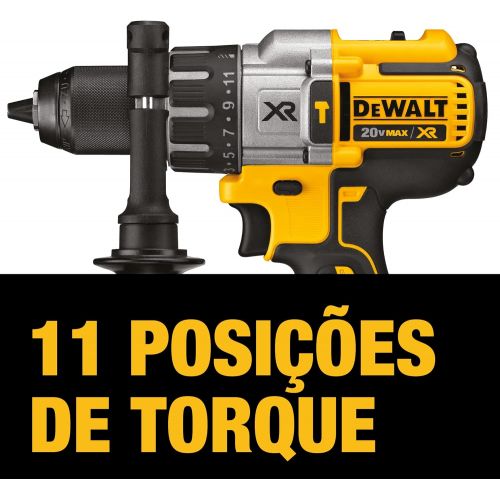  DEWALT 20V MAX XR Hammer Drill Kit, Brushless, 3-Speed, Tool Only (DCD996B)