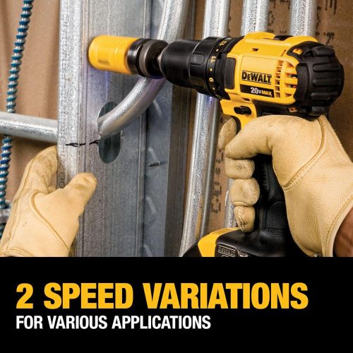  DEWALT 20V MAX Combo Kit, Compact 6-Tool (DCK620D2)