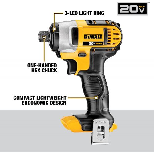  DEWALT 20V MAX Cordless Drill Combo Kit, 5-Tool (DCK592L2)