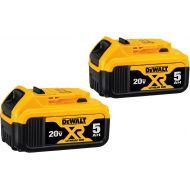 DEWALT 20V MAX XR 20V Battery, 5.0-Ah, 2-Pack (DCB205-2)